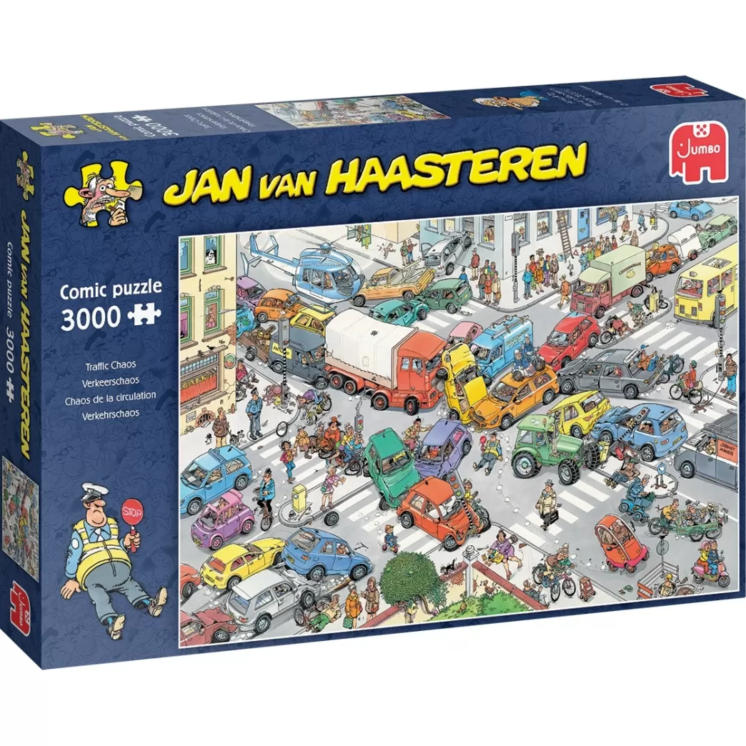 Jumbo Autopuzzels>Jan Van Haasteren: Verkeerschaos (3000) Legpuzzel
