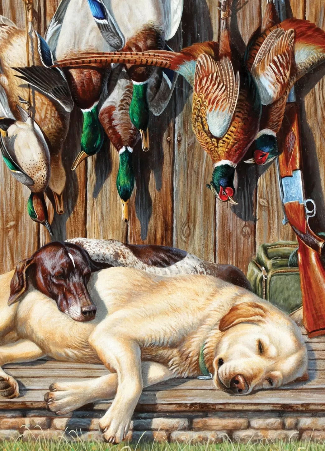 Master Pieces Hondenpuzzels>: All Tuckered Out (1000) Verticale Puzzel