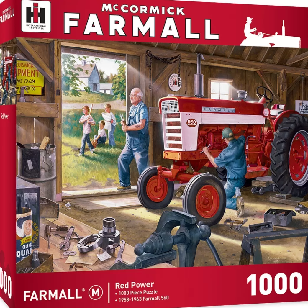 Master Pieces Autopuzzels>: Farmall - Red Power (1000) Legpuzzel