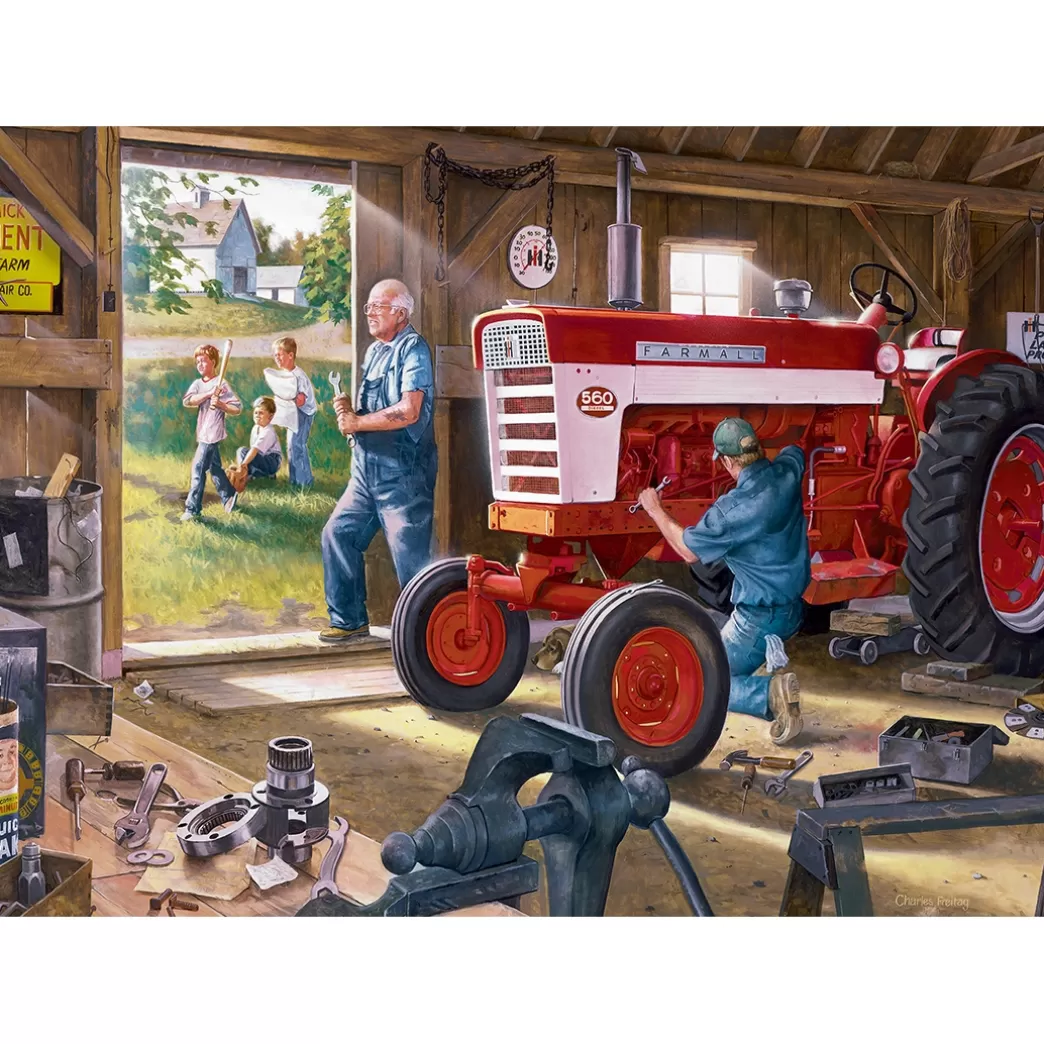 Master Pieces Autopuzzels>: Farmall - Red Power (1000) Legpuzzel