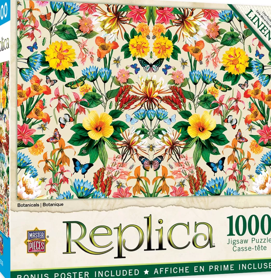 Master Pieces Vlinderpuzzels>: Replica - Botanicals (1000) Legpuzzel