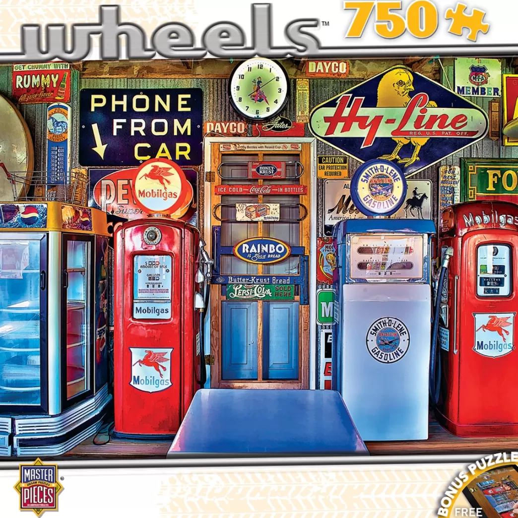 Master Pieces Autopuzzels>: Wheels - Classic Gas (750) Legpuzzel