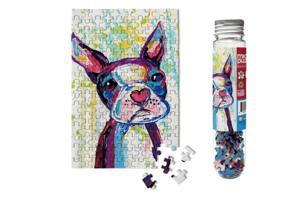 Micro Puzzles Hondenpuzzels>: Heart Nosed Dog (150) Minipuzzel
