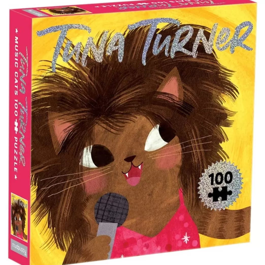 Mudpuppy Kattenpuzzels>: Tuna Turner (100) Kattenpuzzel