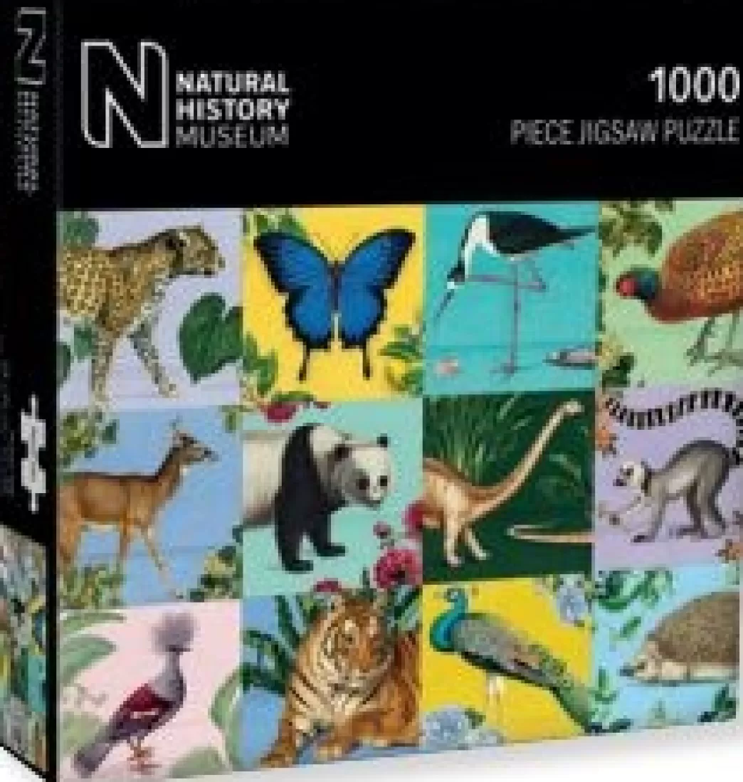 Museums and Galleries Collage Puzzels>: An Array Of Wildlife (1000) Legpuzzel