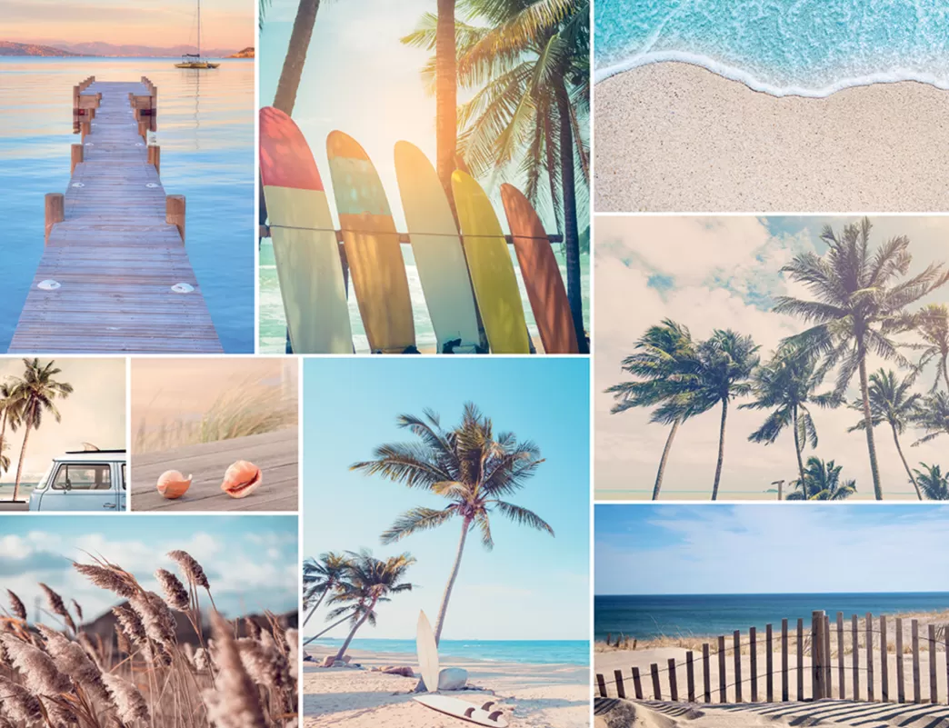 Nathan Collage Puzzels>: Beachfront (2000) Legpuzzel