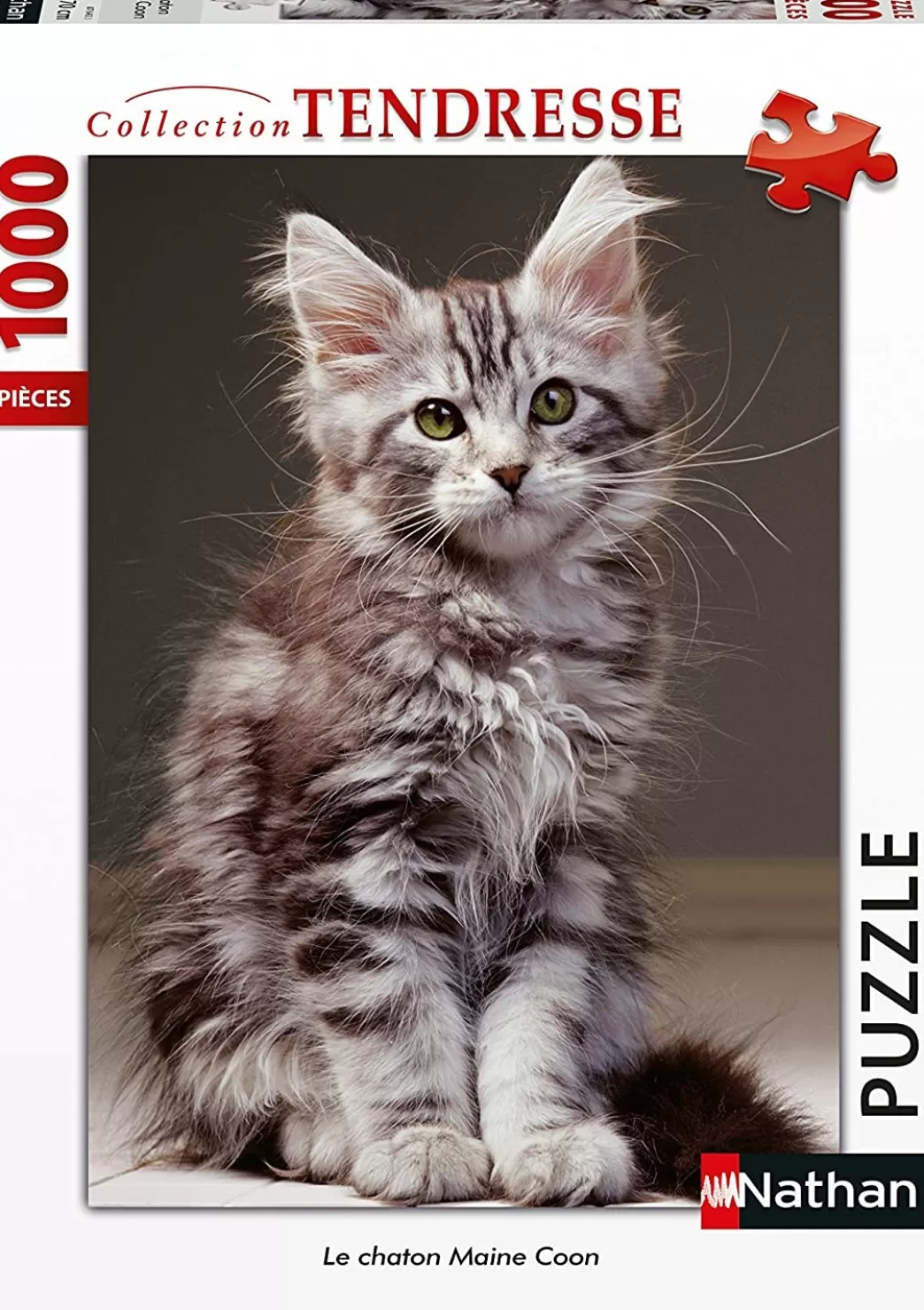Nathan Kattenpuzzels>: The Maine Coon Kitten (1000) Verticale Puzzel