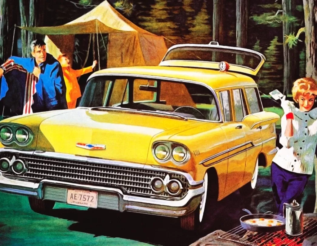 New York Puzzle Autopuzzels>: Car Camping (100) Minipuzzel