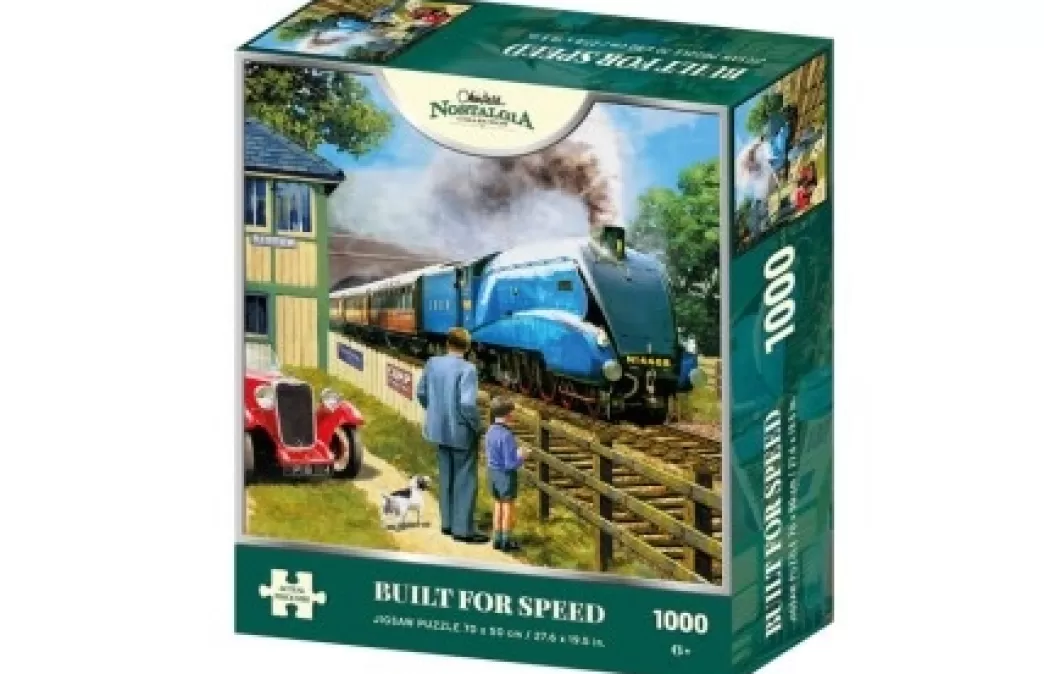 Kidicraft Treinpuzzels>Nostalgia: Build For Speed (1000) Legpuzzel