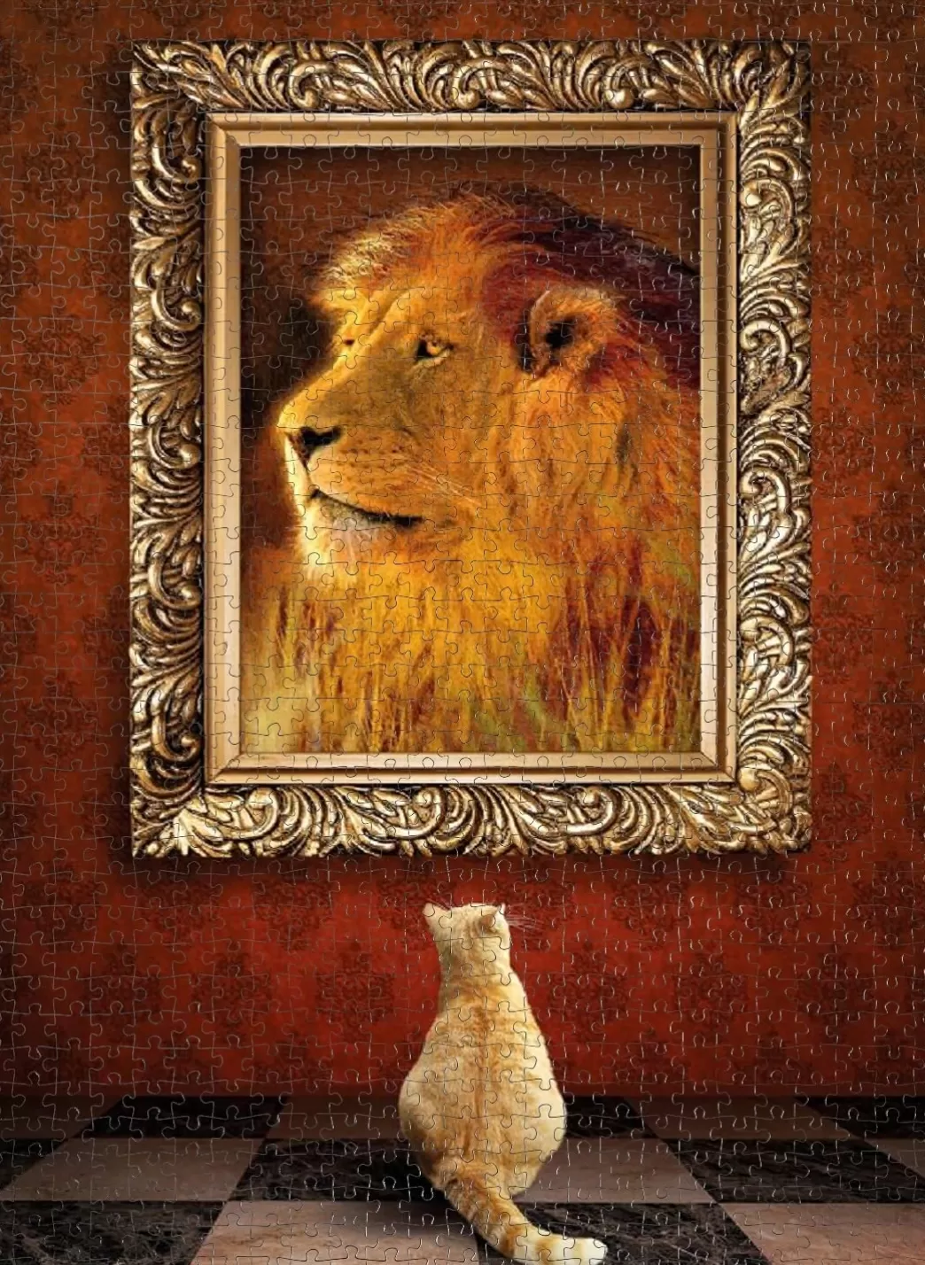 Nova Puzzle Kattenpuzzels>: Admiration (1000) Verticale Puzzel