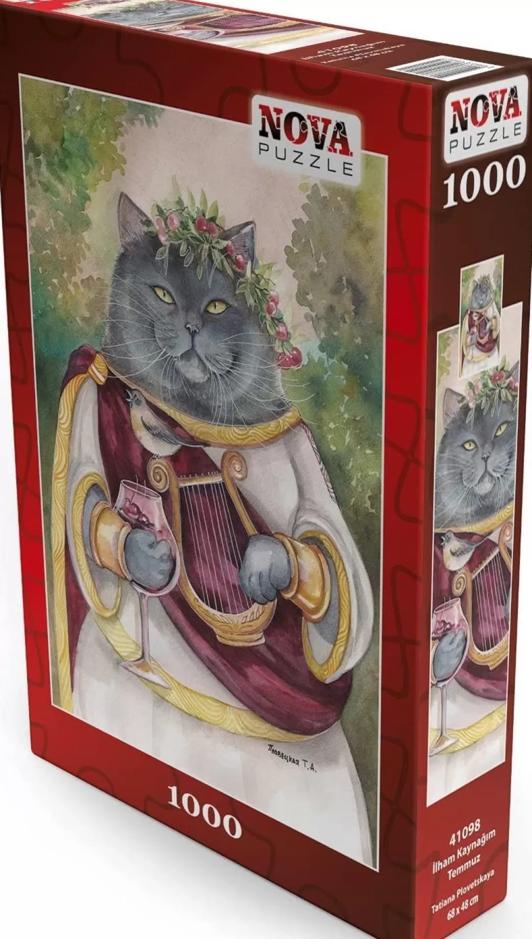 Nova Puzzle Kattenpuzzels>: Costumed Cat (1000) Kattenpuzzel