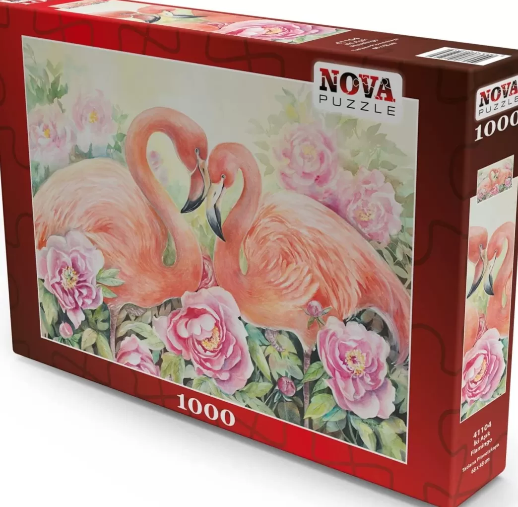 Nova Puzzle Vogelpuzzels>: Flamingo (1000) Legpuzzel