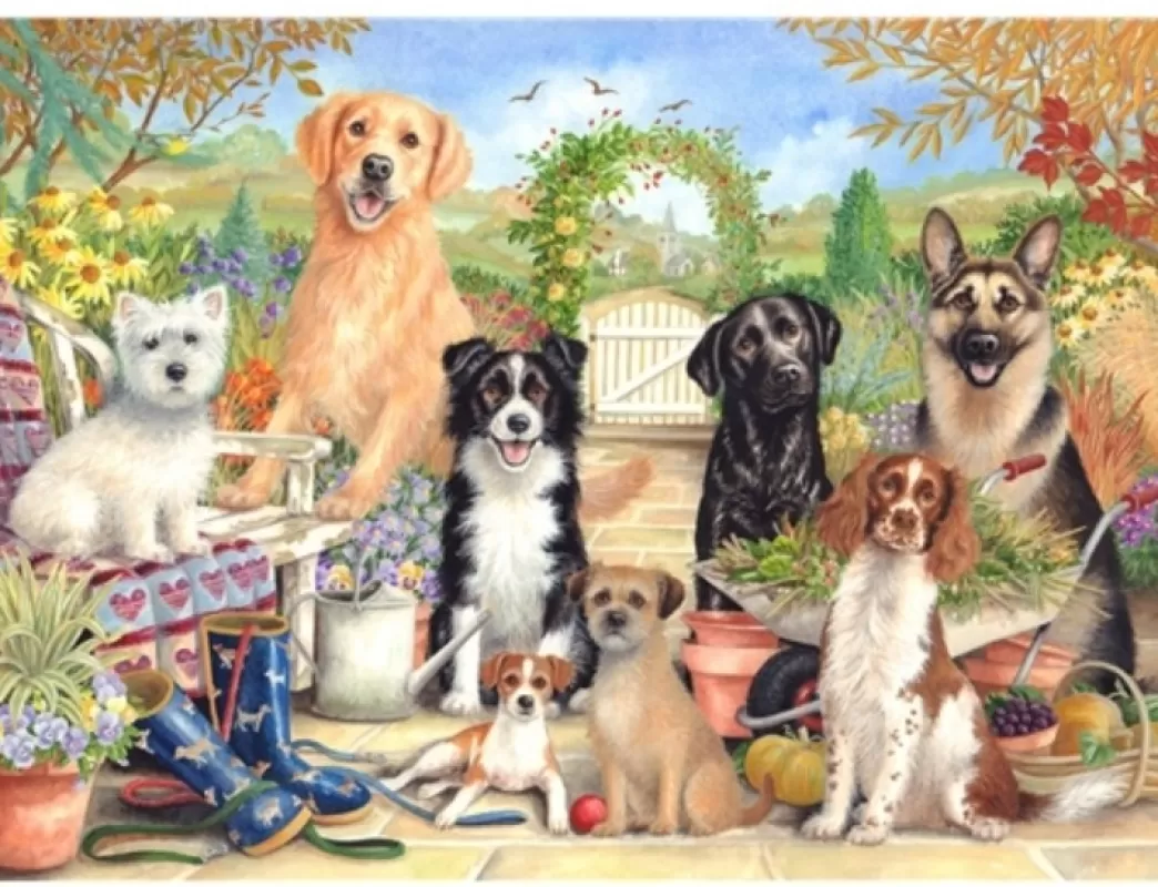 Otter House Hondenpuzzels>: Waiting For Walkies (500) Hondenpuzzel