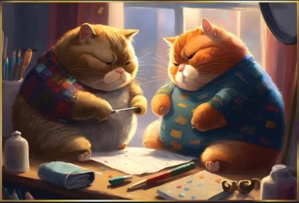Piece of Mind Kattenpuzzels>: Fluffie Katten (1000) Kattenpuzzel