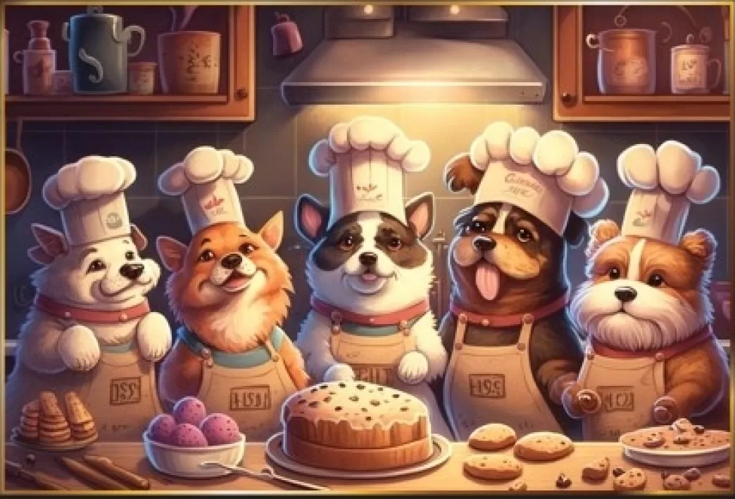 Piece of Mind Hondenpuzzels>: Puppie Chefs (1000) Hondenpuzzel