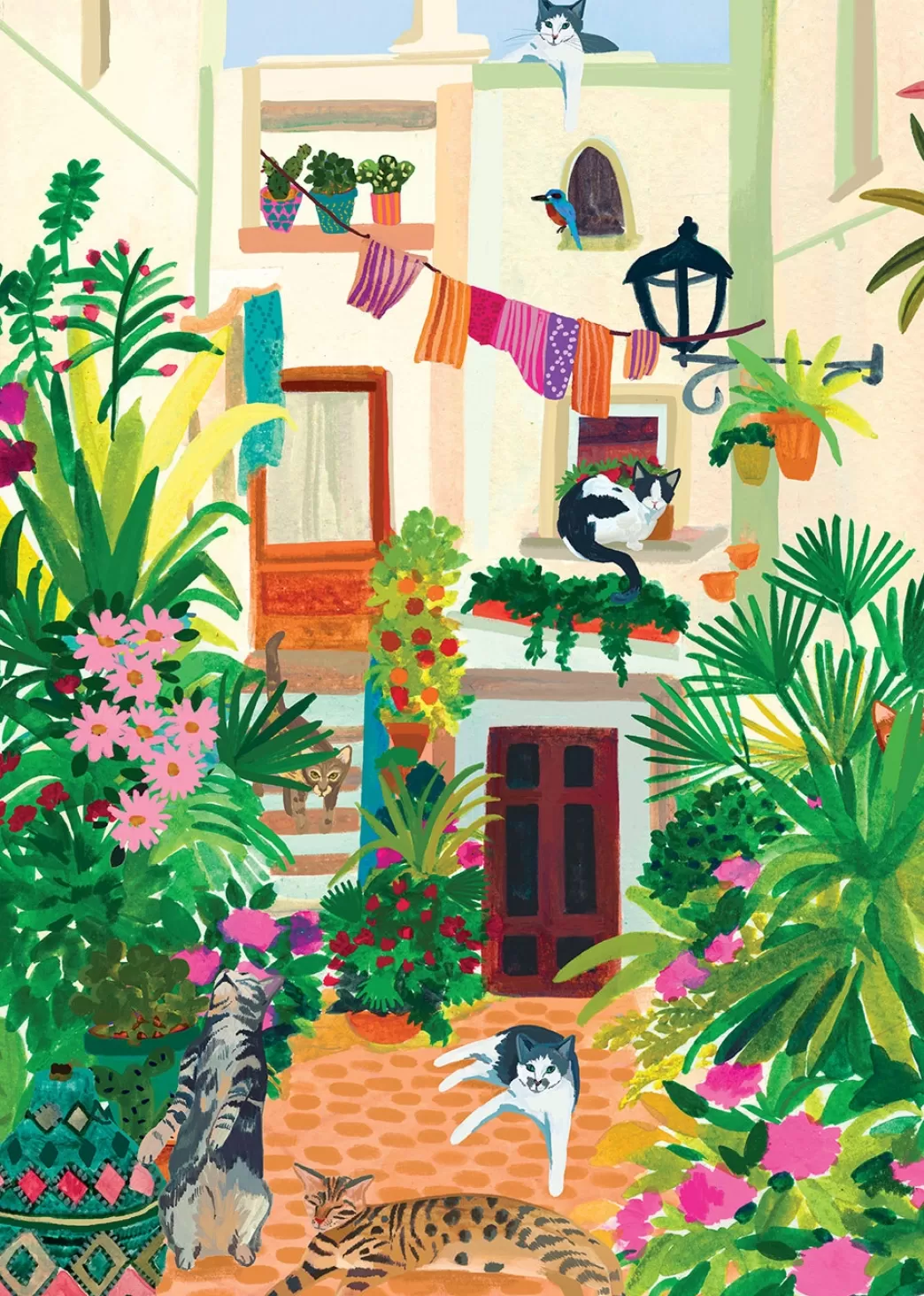 Pieces & Peace Kattenpuzzels>: Streets Of Puglia (1000) Verticale Puzzel