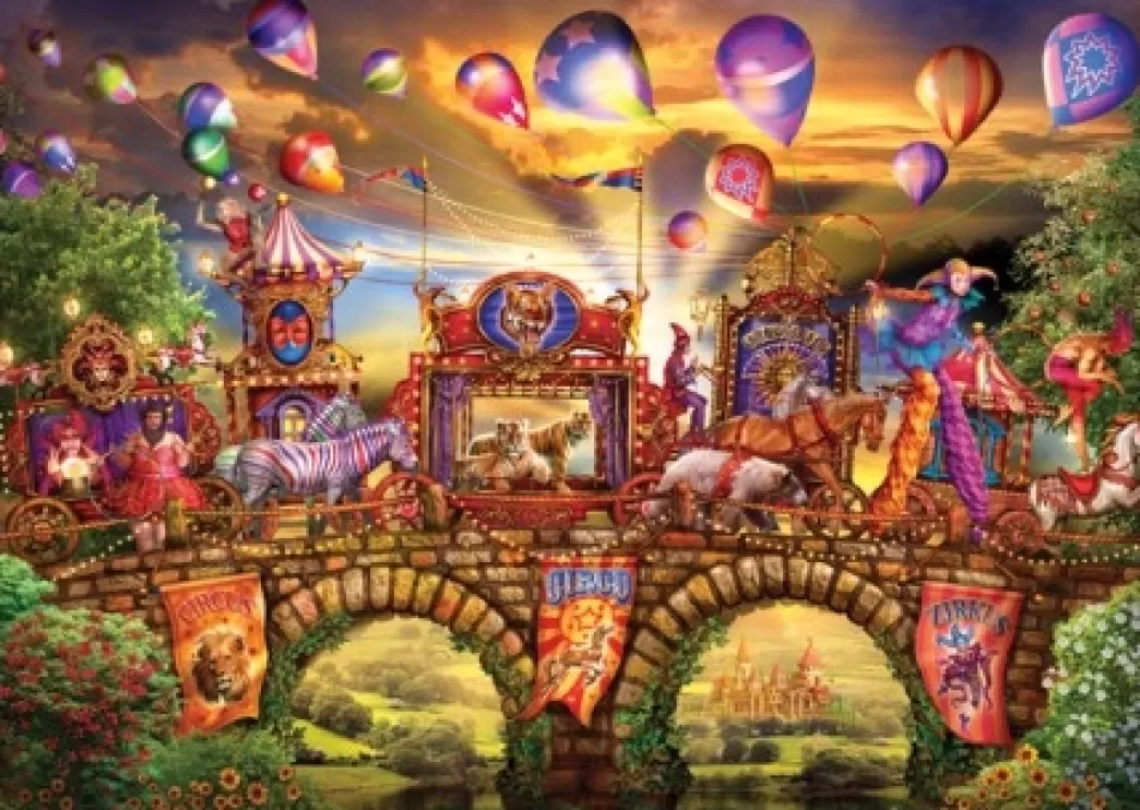 Puzzelman Fantasy Puzzels>: Ciro Marchetti - Carnivalle Parade (1000) Legpuzzel