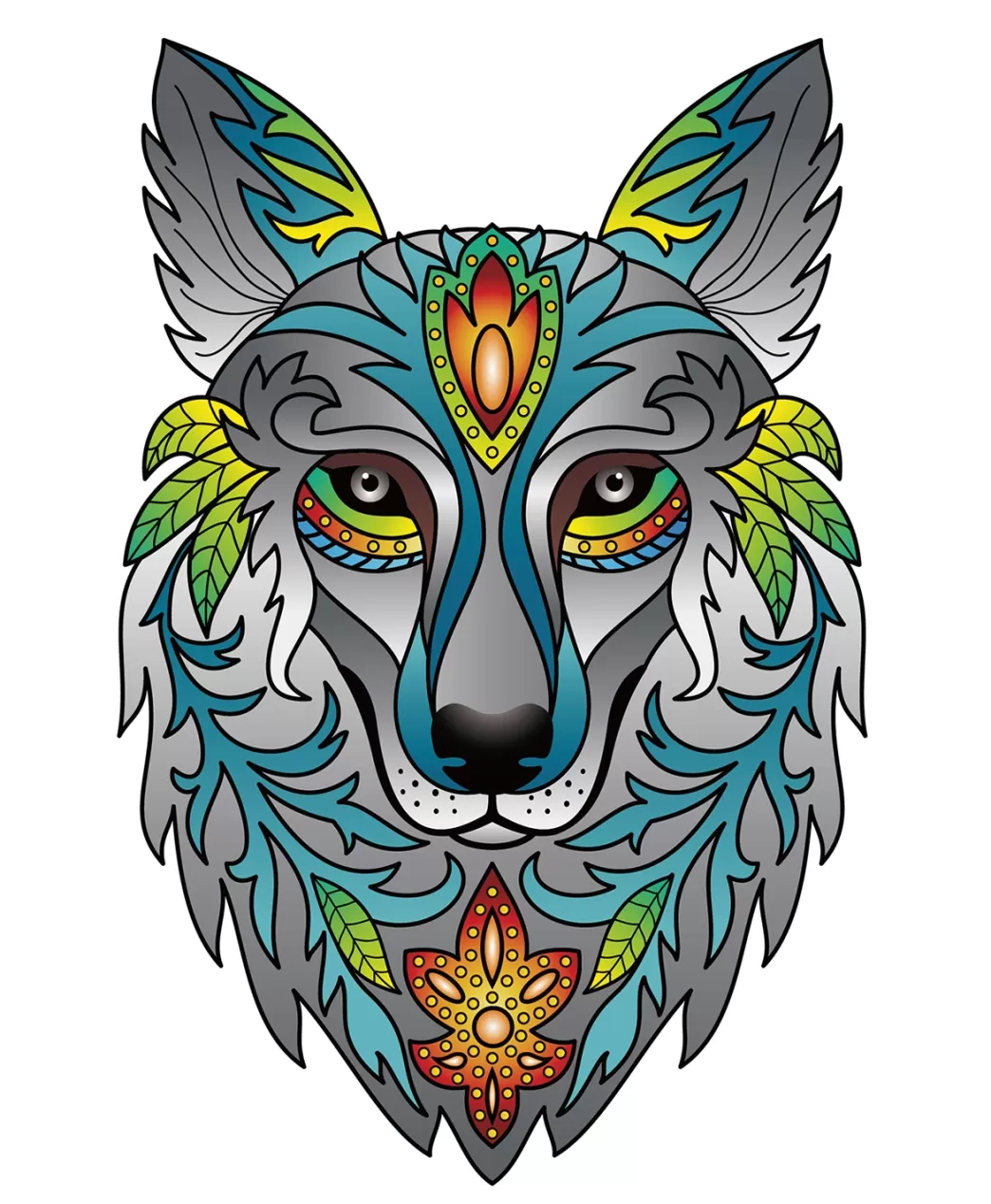 Eureka Wolvenpuzzels>Rainbowooden Puzzles: Wolf (180) Houten Legpuzzel