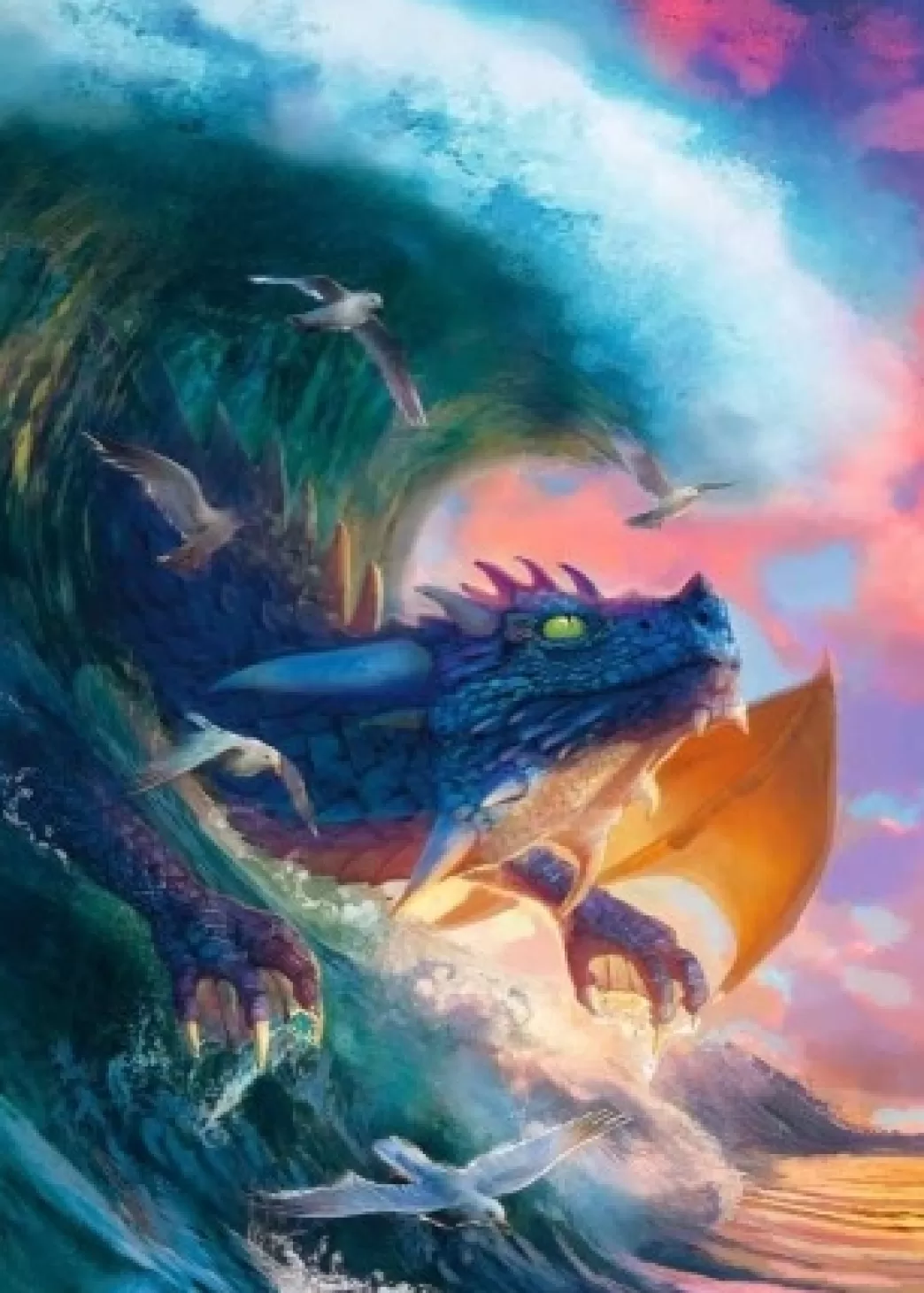 Ravensburger Fantasy Puzzels>: Draken Race (1000) Verticale Puzzel