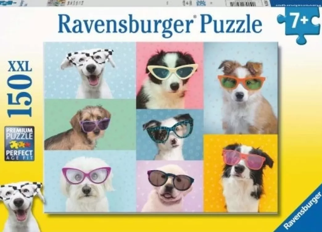 Ravensburger Hondenpuzzels>: Grappige Honden (150Xxl) Kinderpuzzel