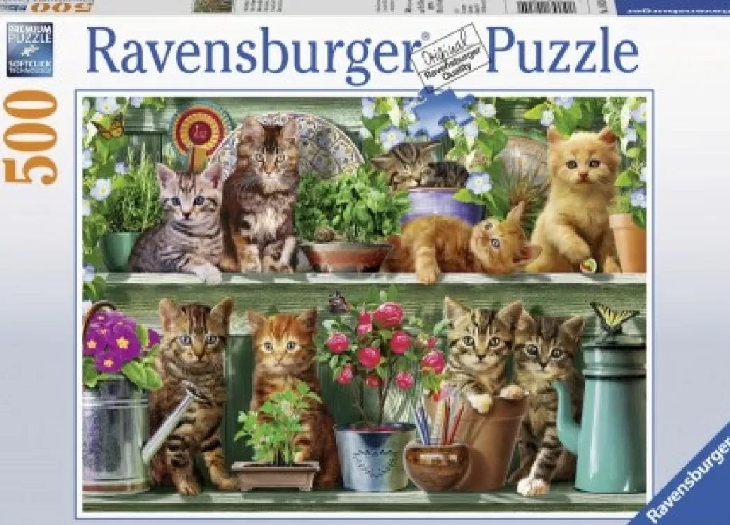 Ravensburger Kattenpuzzels>: Katjes In Het Rek (500) Legpuzzel