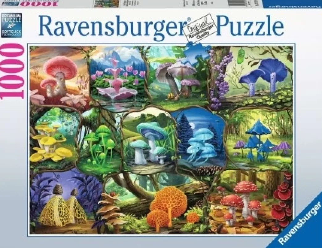 Ravensburger Collage Puzzels>: Mooie Paddenstoelen (1000) Legpuzzel