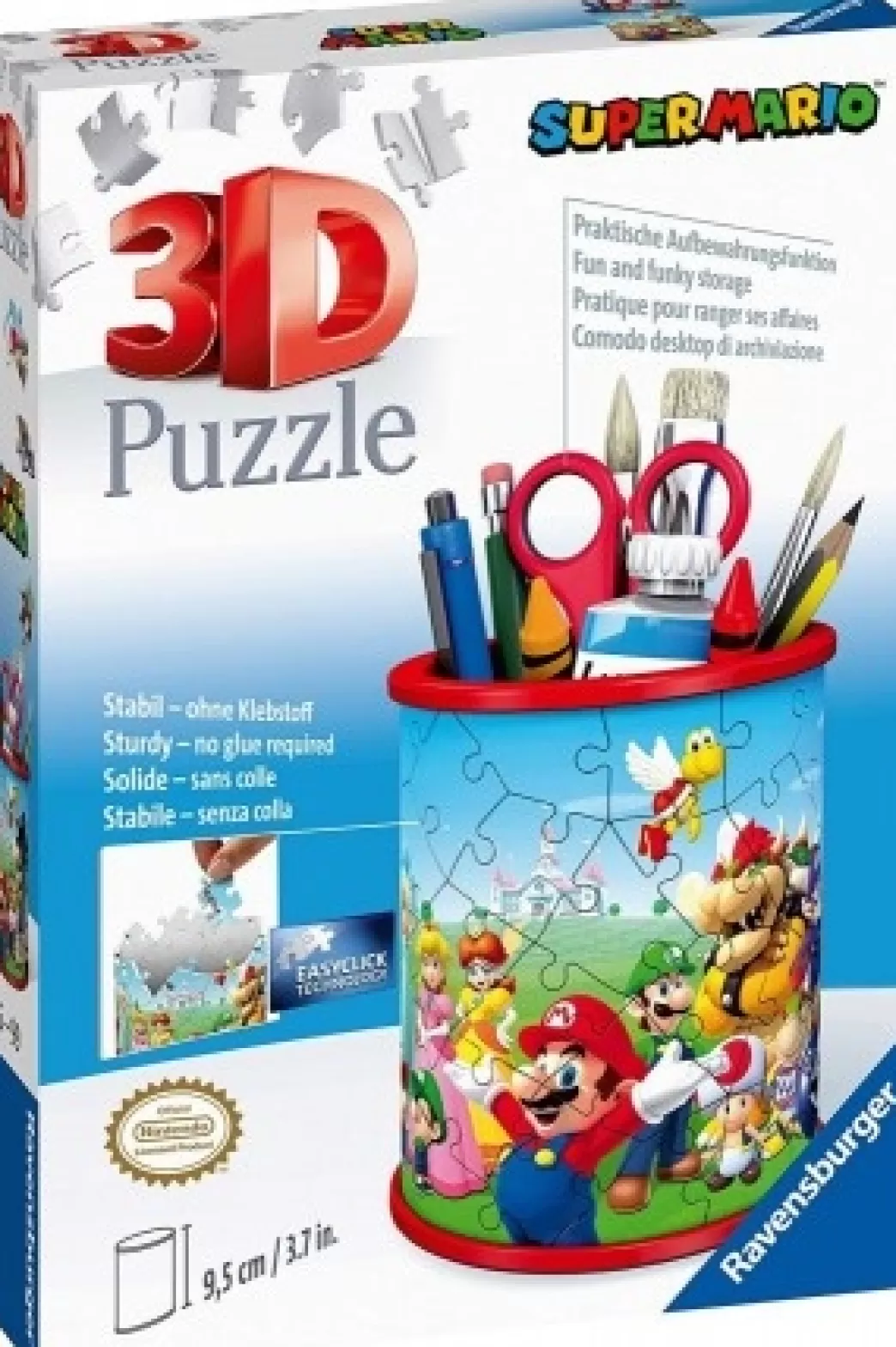Ravensburger Super Mario Puzzels>: Super Mario Pennenbakje 3D (54) 3D Puzzel