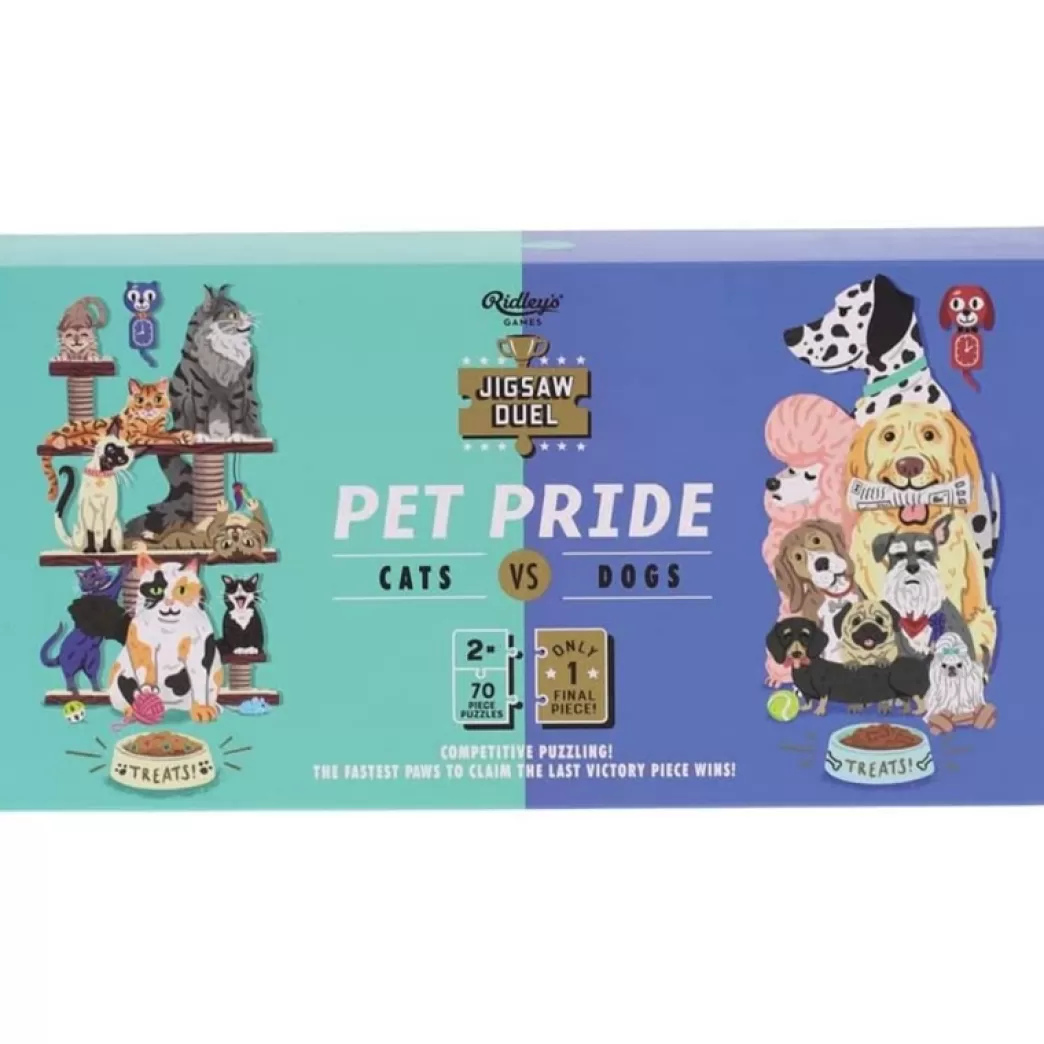 Ridley's Kattenpuzzels>: Jigsaw Duel - Pet Pride (2X70) Legpuzzels