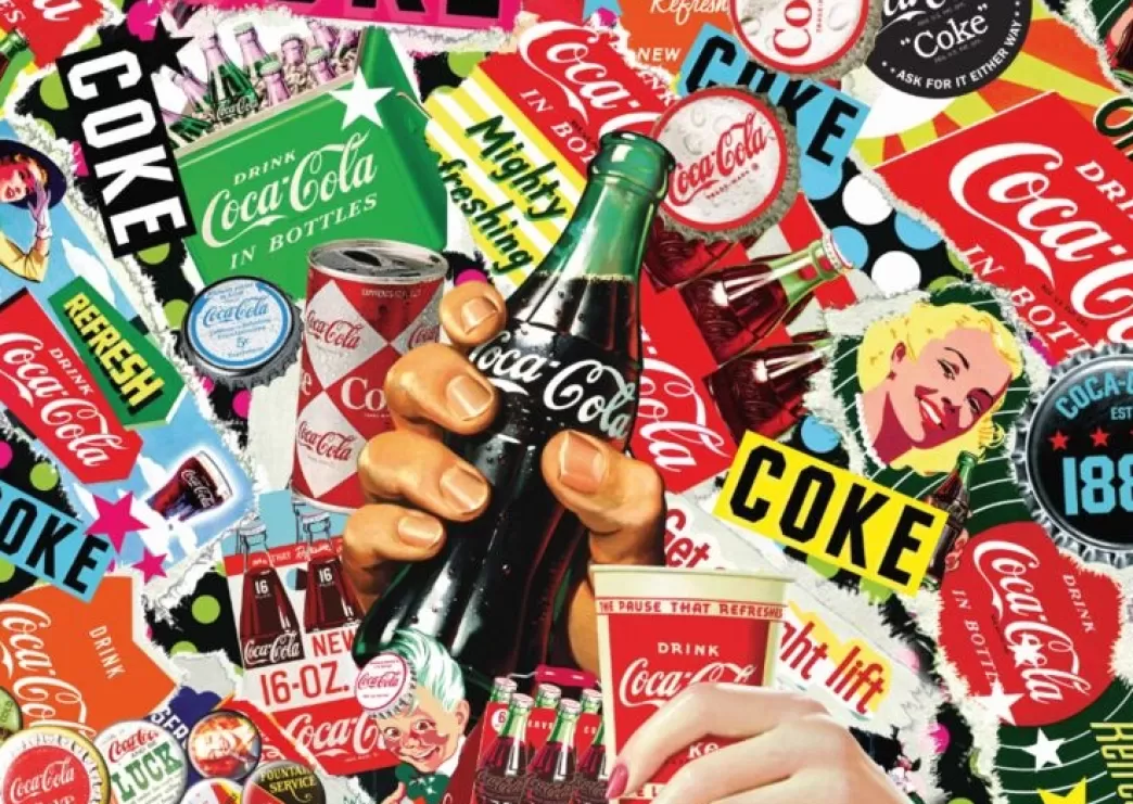 Schmidt Collage Puzzels>: Coca Cola - Coke It Is (1000) Legpuzzel