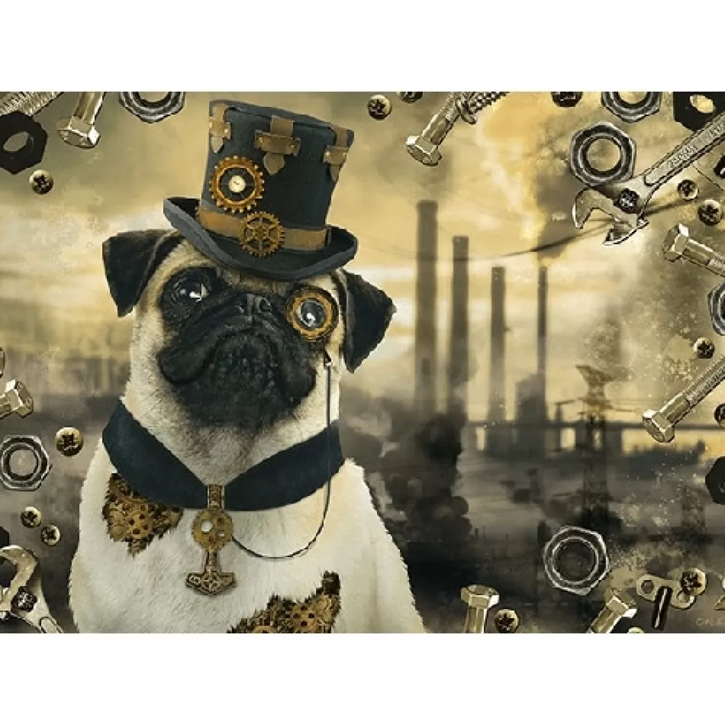 Schmidt Hondenpuzzels>: Steampunk Hond (1000) Hondenpuzzel