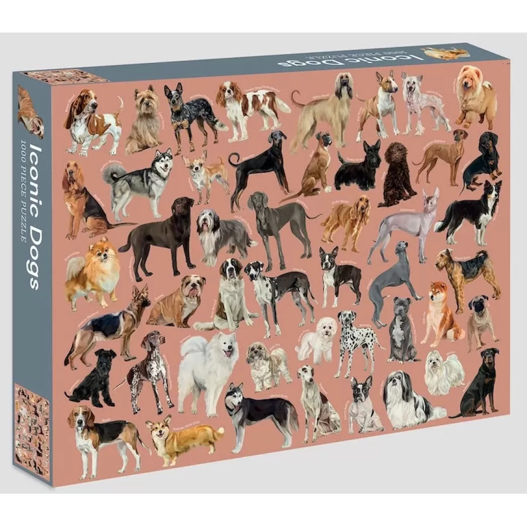 Smith Street Gift Hondenpuzzels>: Iconic Dogs (1000) Hondenpuzzel