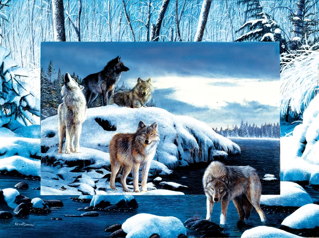SunsOut Wolvenpuzzels>: Ice Wolves (1000) Wolvenpuzzel
