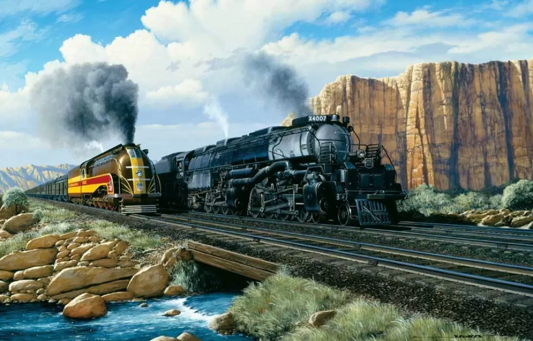 SunsOut Treinpuzzels>: The Beauty And The Beast (1000) Treinpuzzel