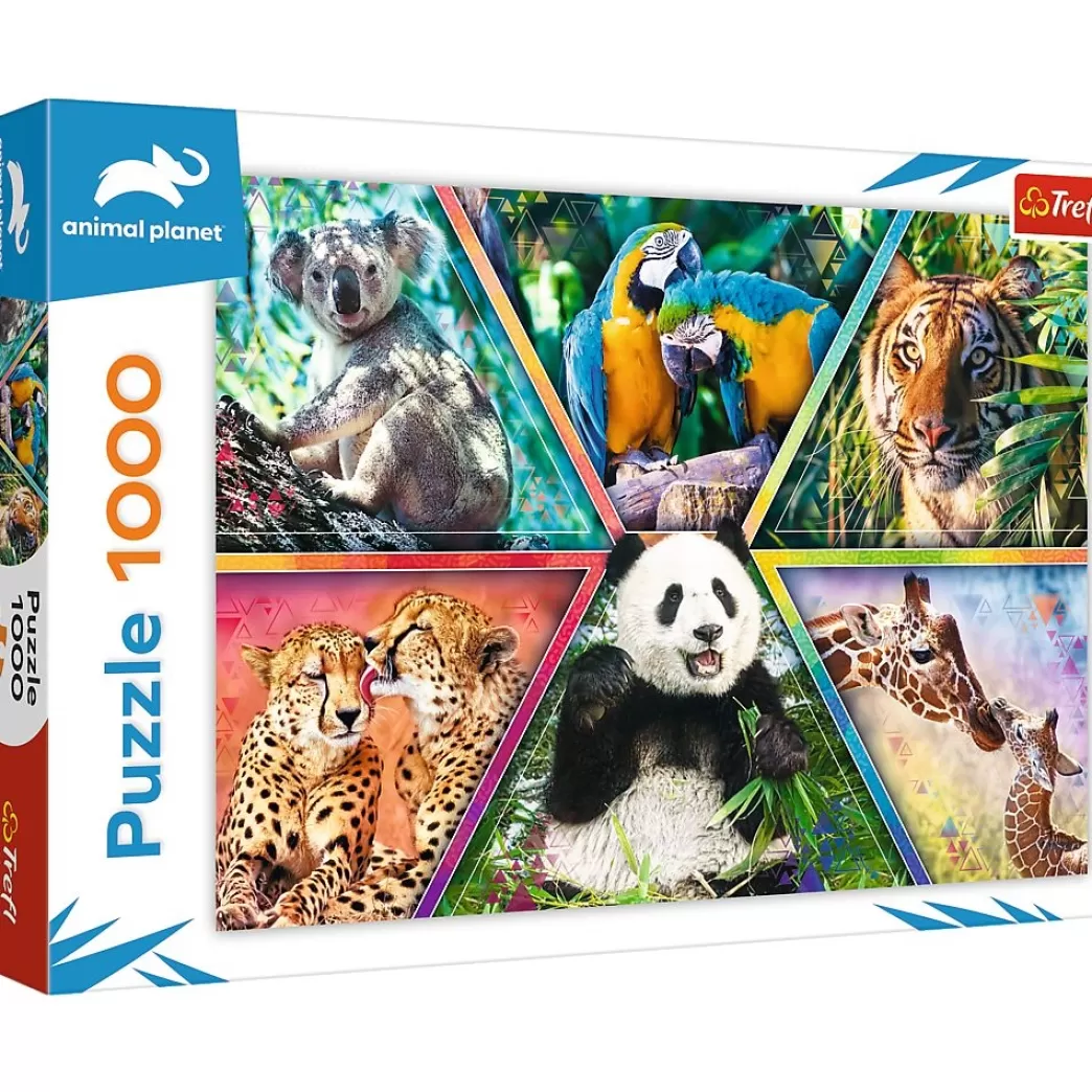 Trefl Collage Puzzels>: Animal Planet - Animal Kingdom (1000) Legpuzzel