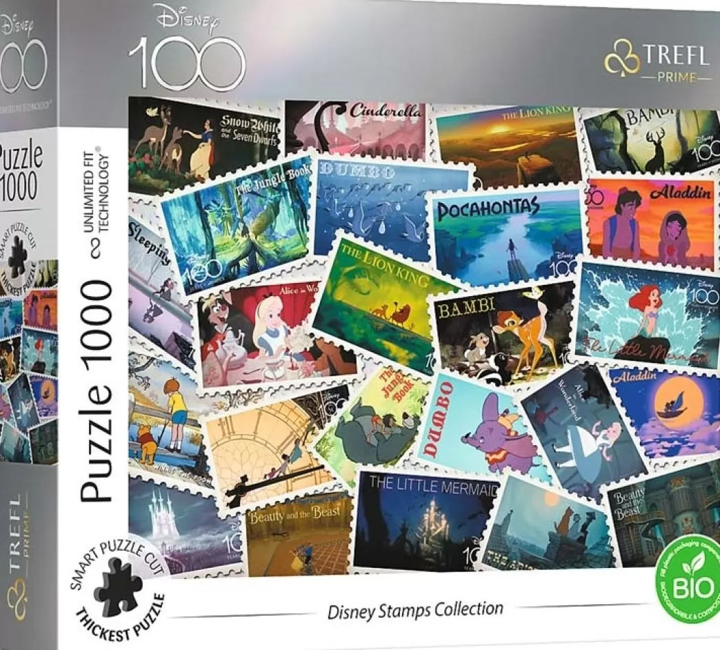 Trefl Collage Puzzels>: Disney Stamps Collection (1000) Disneypuzzel