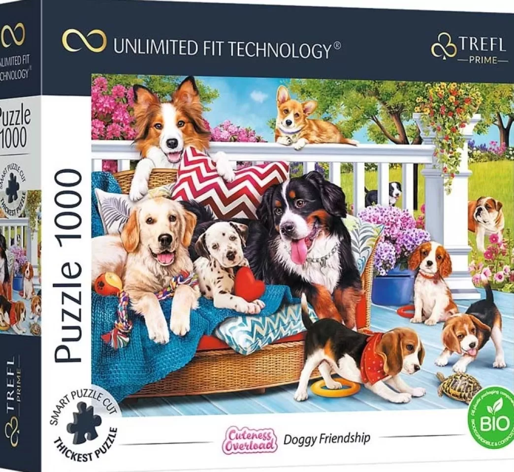 Trefl Hondenpuzzels>: Doggy Friendship (1000) Hondenpuzzel