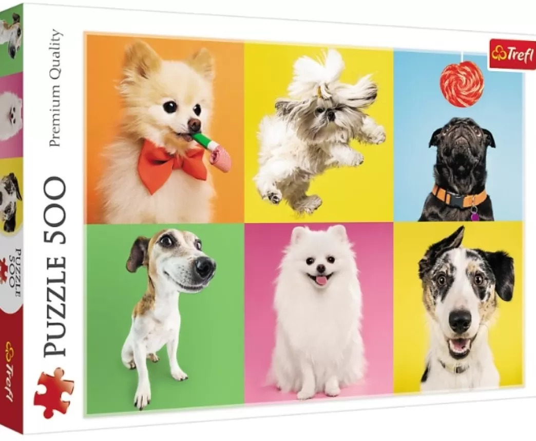 Trefl Hondenpuzzels>: Dogs (500) Hondenpuzzel