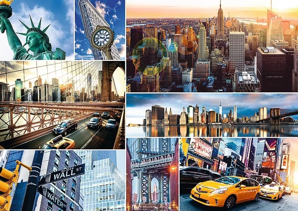 Trefl Collage Puzzels>: New York Collage (4000) Legpuzzel