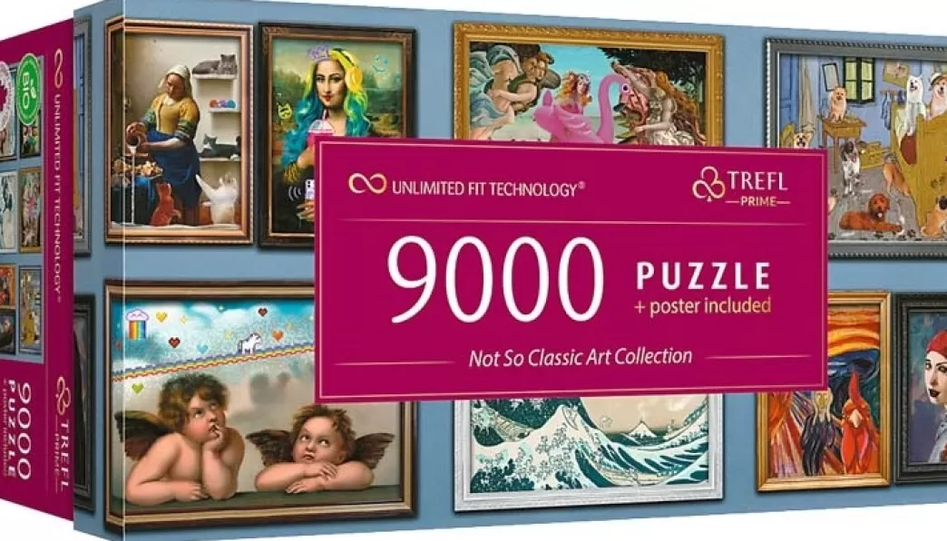 Trefl Collage Puzzels>: Not So Classic Art Collection (9000) Legpuzzel