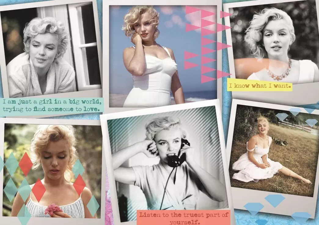 Trefl Collage Puzzels>: Photographs Of Marilyn Monroe (1000) Legpuzzel