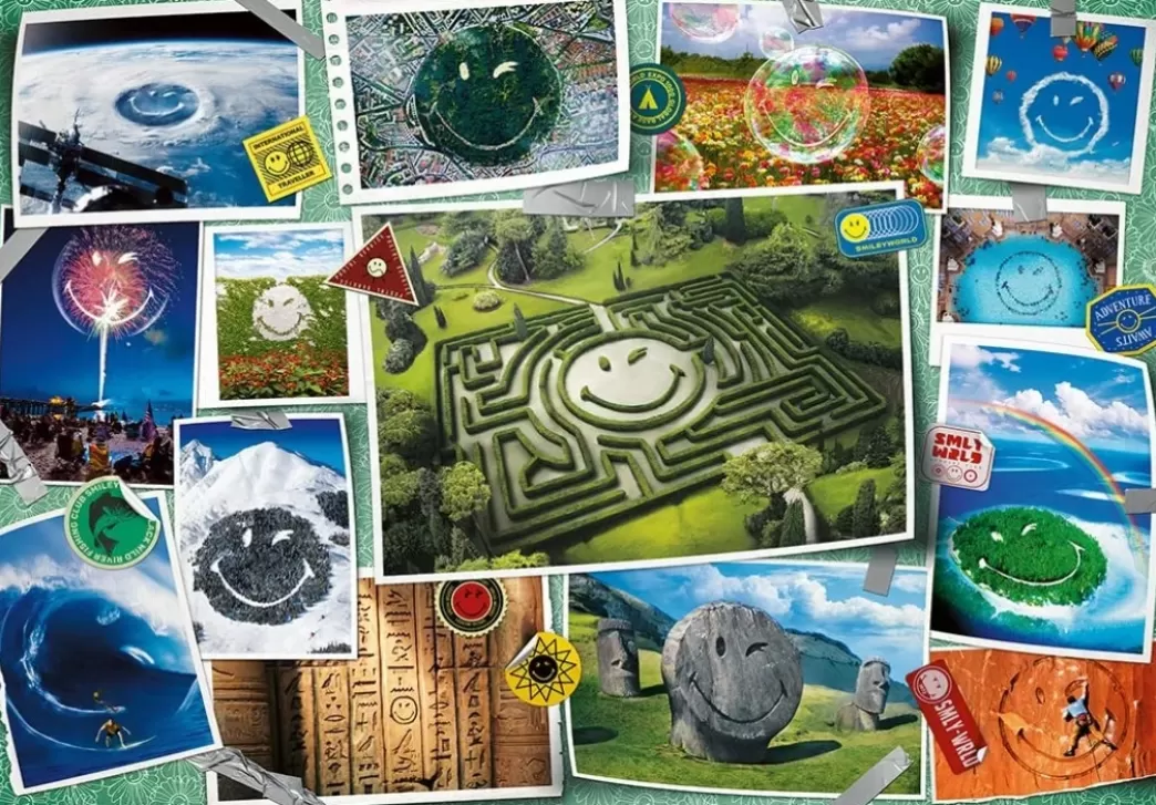 Trefl Collage Puzzels>: Smiley World - Happy Photos (1000) Legpuzzel