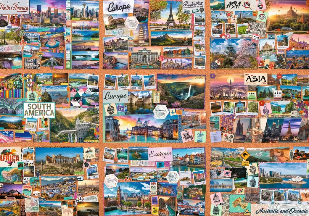 Trefl Collage Puzzels>: The Journey Of Thousand Miles (13500) Grote Legpuzzel