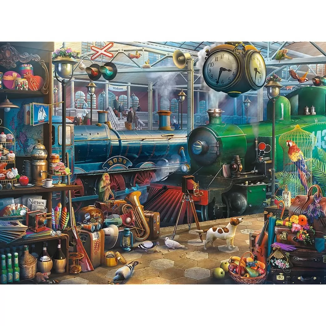 Trefl Treinpuzzels>: Train Station (6000) Legpuzzel