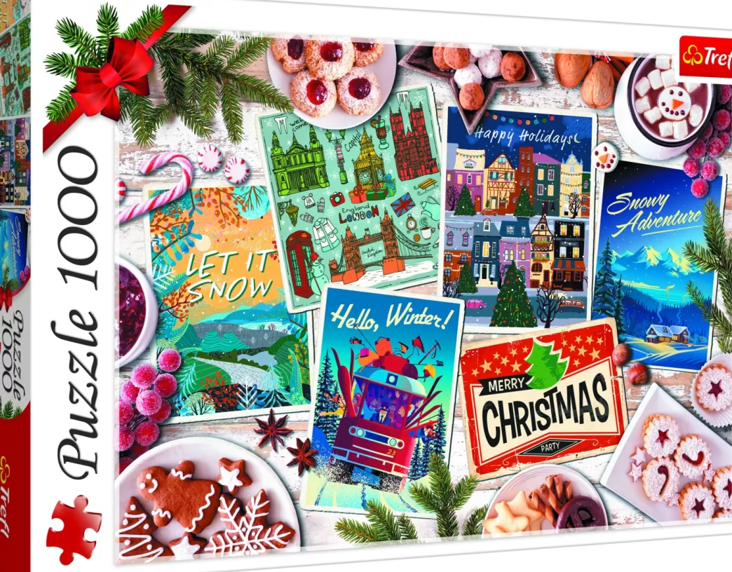 Trefl Collage Puzzels>: Winter Memories (1000) Kerstpuzzel