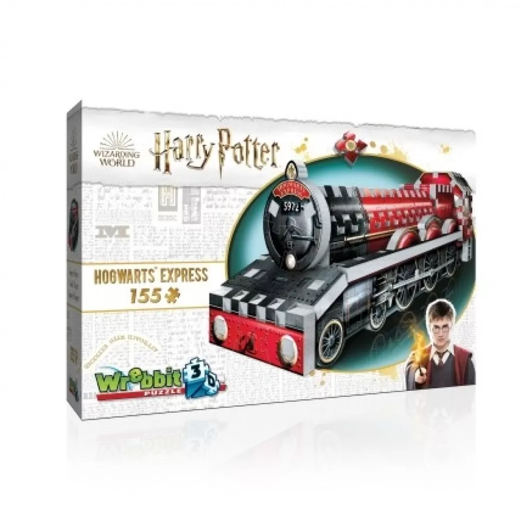 Wrebbit Harry Potter Puzzels>: Harry Potter - Hogwarts Express (155) 3D Puzzel